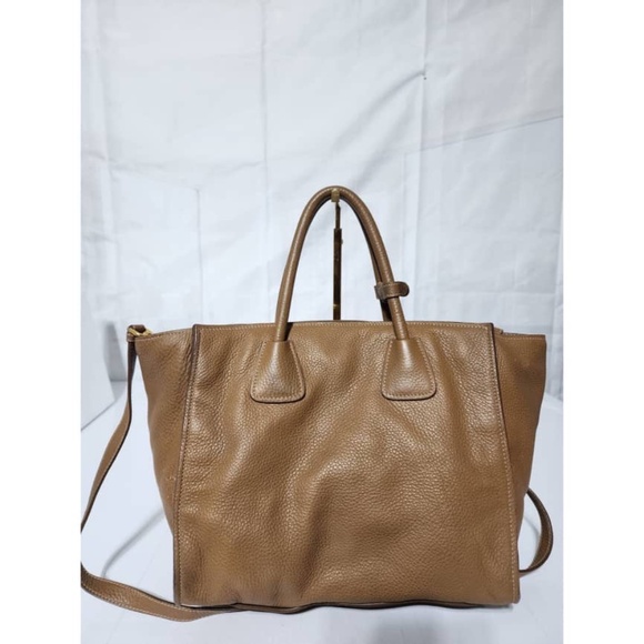 Authentic Prada Vitello Daino Tote Bag Brown - Picture 8 of 15
